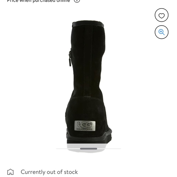 UGG BOOTS….. size 9….black color - Picture 3 of 12